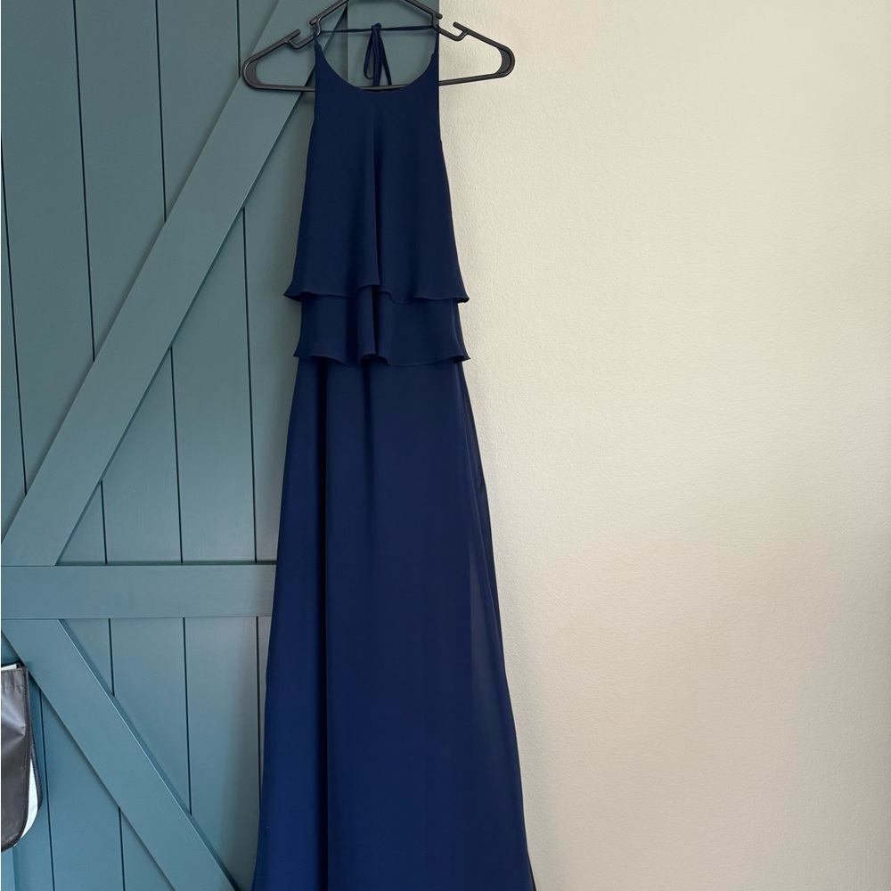 Reverie navy bridesmaid dress
